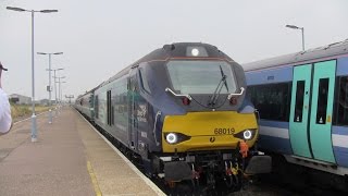 68019 & 68016 Lowestoft to Norwich plus pictures 19/08/2016