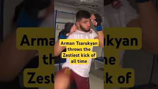 Arman Tsarukyan throws the Zestiest kick of all time #ufc #armantsarukyan #mma #ufcfighter #islam