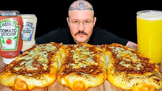 #498 ASMR COMENDO PIZZA ITALIANA COM MUITO QUEIJO (MUKBANG BRASIL) Mateus ASMR.