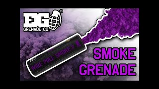 WP40 Purple Smoke Grenade - Smoke Bomb - Smoke Effect