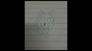 How did this cartoon cat came out from my drawing book