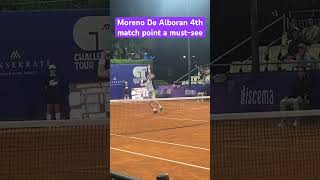 Moreno De Alboran 4th match point vs Tirante at Valencia Challenger a must-see