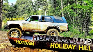 Toyota's & Jeeps Take On Hollerwood Offroad Park | Hotdam | Gatekeeper | Holiday Hill| Day 1 of 2