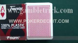 Fournier 2800 marked playing poker cards