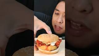 (NEW!) SAMYANG BULDAK CHEEZILLA..Part 3..Mukbang Asmr #buldak #samyang #cheese #zinger #asmr #shorts