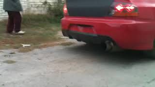 Lancer Evo9 Egzost Denemesi