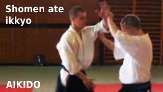 Aikido - IKKYO on shomen ate strike attack, by Stefan Stenudd