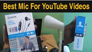 Boya microphone review: Boya BY M1 lavalier microphone l Mic For Recording YouTube Video