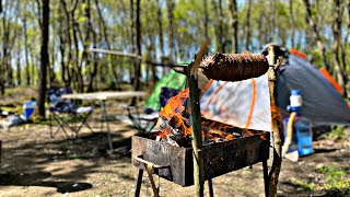 ŞİLE ESENCELİ’DE 3 GÜNLÜK KAMP YAPTIK! (Doğada Közde Kokoreç Yapımı)🌶️🥖 4K #camping #keşfet #asmr