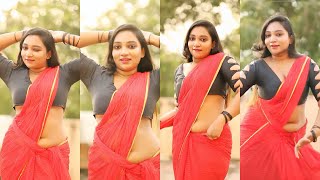 Mallu model suryapraba latest hot saree photoshoot video💋🫣l suryapraba reels#surayapraba#reels