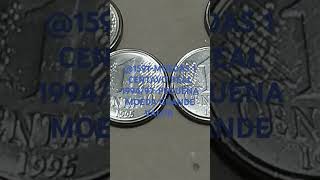 @1591-MOEDAS 1 CENTAVOS 1994/97-PEQUENA MOEDA GRANDE VALOR-VCS. TEM UMA DESSA-VALOR EM $18,00 REAIS-