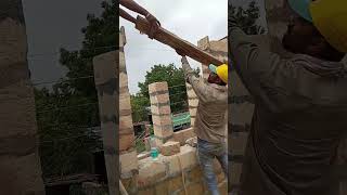 wood cutting and fitting work #shorts #constructionworker #youtubeshorts #foryou