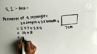 Problem set 49  Class 5 (Part1)Perimeter and Area