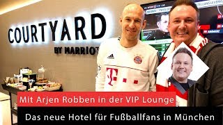 Arjen Robben, Allianz Arena, FC Bayern München, Bundesliga, Hotel, Marriott-Loge,