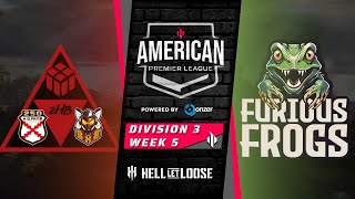 HELL LET LOOSE - APL Division 3 Week 5 | 2HB vs. FF | Stream SMDM