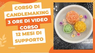 Video corso di candlemaking #candele #perte #candlecraft #neiperte #candlemaking