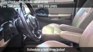 2002 Pontiac Montana with Power Sliding Doors - for sale in