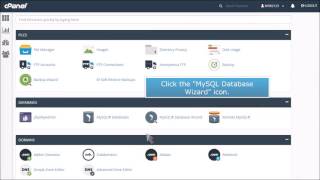 How to create a MySQL database in cPanel