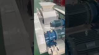 2PG 400x500 double teeth roller crusher run by 22kw electric motor #stonecrusher #crusher #factory