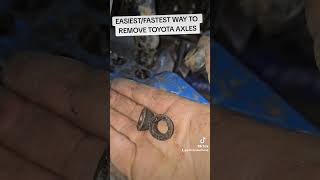 FASTEST/EASIEST WAY TO PULL TOYOTA AXLES PART 2 #goforbroke #4runner #toyotacrawler #rcv