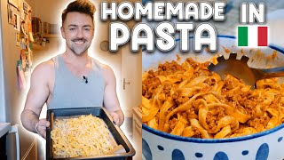 Matteo Lane Makes Homemade Pasta In Italy