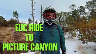 EUC Ride to picture Canyon #kingsongs22 #insta360onex2