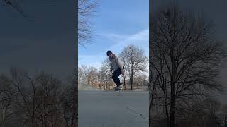 Low caught kickflip out of the bank