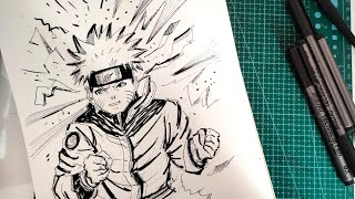 Drawing Naruto live, Drawing Naruto easy step by step. How to draw Naruto. #naruto #drawing #art