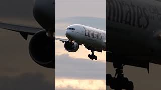 Emirates Flight Landing