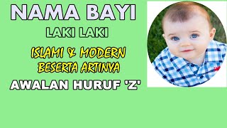 NAMA BAYI LAKI ISLAMI DAN MODERN  AWALAN Z