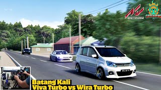 Perodua Viva Turbo Vs Proton Wira Turbo | Batang Kali | Assetto Corsa