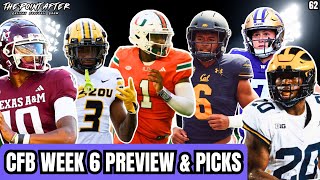 CFB Week 6 Preview & Predictions | Recapping September, Predicting October | The Point After Ep.61