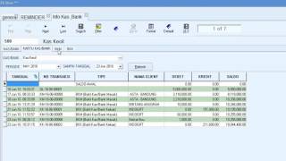 Tutorial Software Akuntansi Seventhsoft - Info Kas Bank