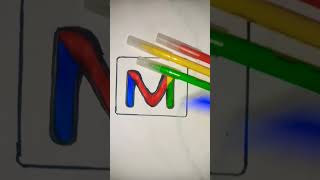 Gmail logo.|(1st drawing by tne new colour pens.)|🖍️🖊️|Subscribe|#short.