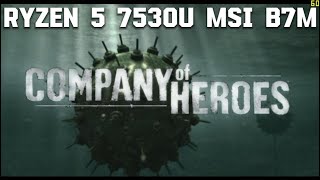 Ryzen 5 7530U Vega 7 - Gaming Test - Company of Heroes 1