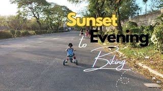 Sunset to Evening Biking