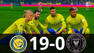 MESSI, RONALDO, MBAPPE, NEYMAR, ALL GOALS | AL NASSR 19- INTER MIAMI