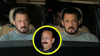 Emotional Salman Khan Arrives At Lilavati Hospital For Baba Siddique