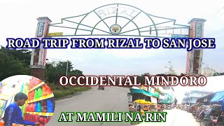 ROAD TRIP TO SAN JOSE OCCIDENTAL MINDORO AT MAMILI NA RIN