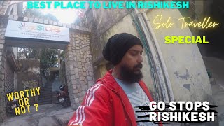 Best Hostel to stay in RISHIKESH 2023? 😱 Exploring #goStops #rishikesh #gostops2.0