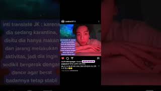 Jungkook karantina malah dance! #bts #army #btsarmy #shortvideo #shorts #viral #viralvideo #jungkook