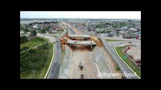 Interseção da BR-116/RS com a Avenida Cidade de Lisboa em Pelotas-RS.