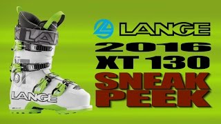 2016 Lange XT 130 Ski Boot Sneak Peek