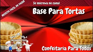 Aprenda a fazer uma Base perfeita para Tortas e impressione seus convidados!( PASTA FLORA)