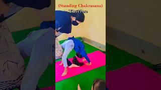 Standing Chakrasana Practice Class | Wheel Pose | #yoga #wheelpose #chakrasan #shorts #youtubeshorts