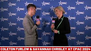 Coleton Furlow & Savannah Chrisley at CPAC in DC 2024