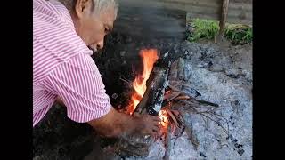 Como prender un fogón para asar carne