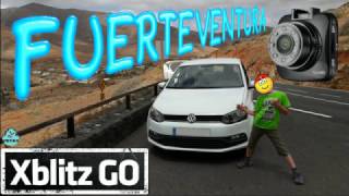 FUERTEVENTURA Wypożyczenie Auta Driving Car Holiday Xblitz Go DVR Polo Dashcam Kamera Kanaryjskie