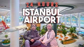 24 HOURS in Istanbul Airport 🇹🇷 Turkish Airlines | The World's BEST Airport ✈️