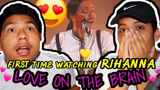 FIRST TIME WATCHING RIHANNA LIVE- LOVE ON THE BRAIN | LIVE AT GLOBAL CITIZEN FESTIVAL 2016 REACTION